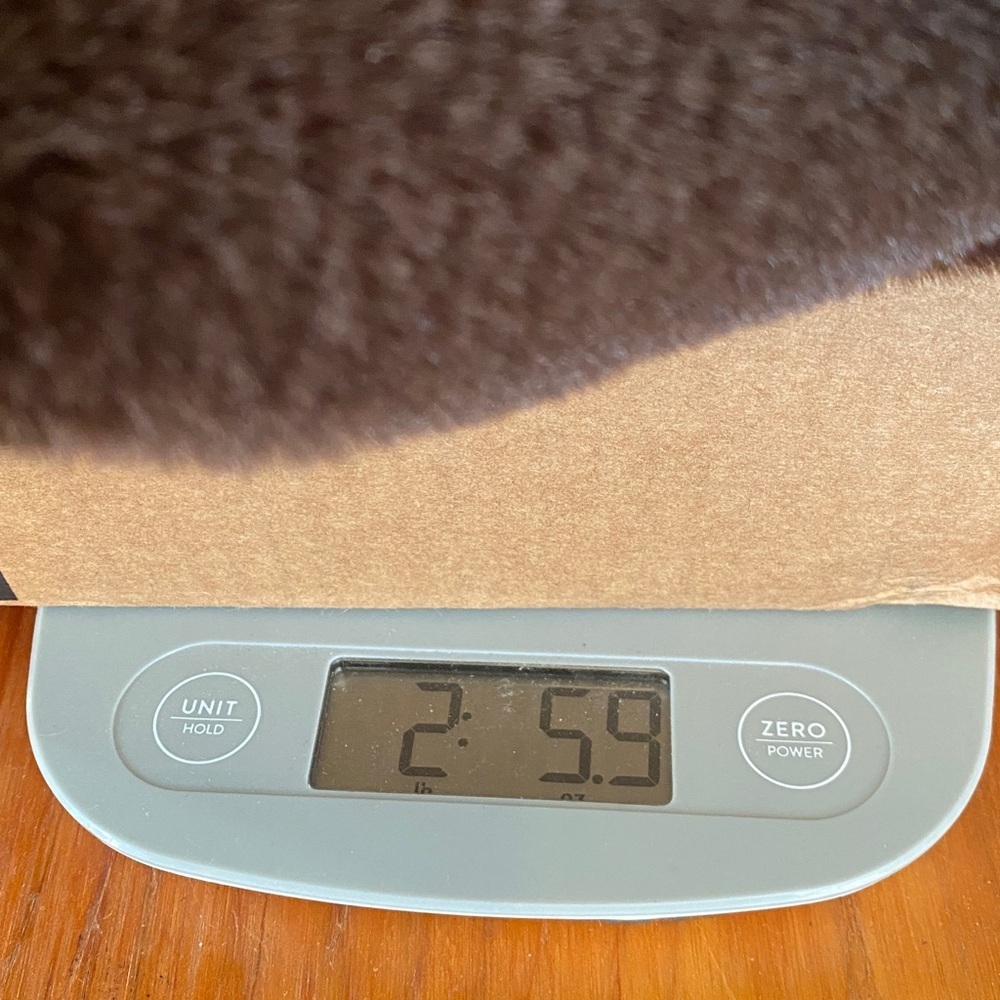 Warehouse super soft faux fur blazer coat size 8 small brown chic warm - Picture 11 of 11